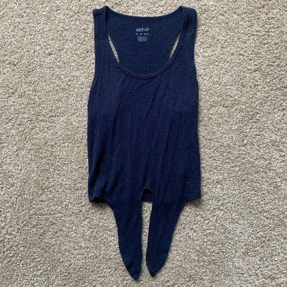 Aerie Tie-Front Tank Top - Picture 2 of 5